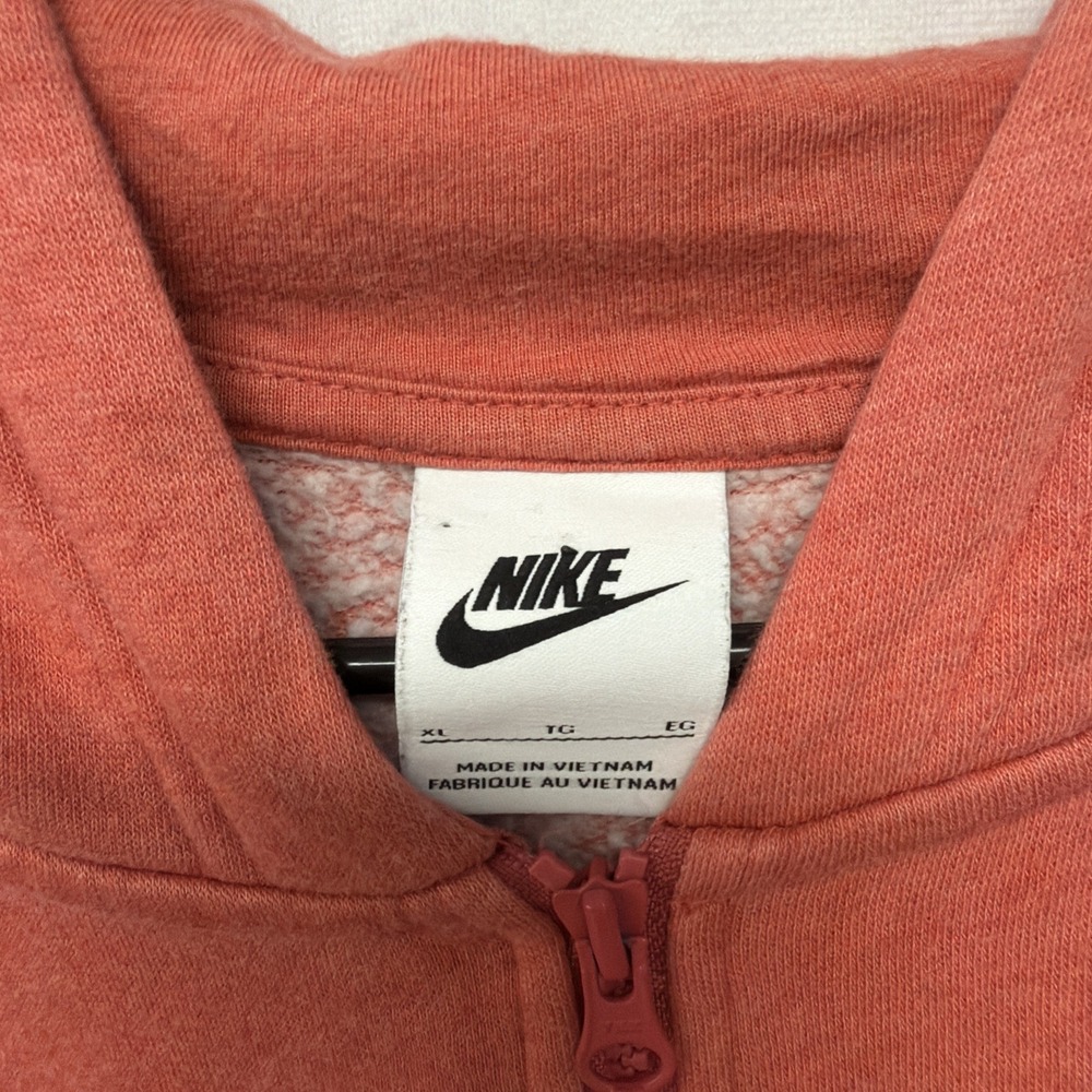Vintage Nike Hoodie Sweatshirt 1/2 Zip Mens Extra Large Hooded Sports - Picture 3 of 7